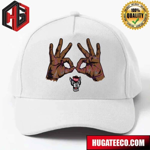 NC State Wolfpack Wolfpack Basketball Three Goggles Hat-Cap