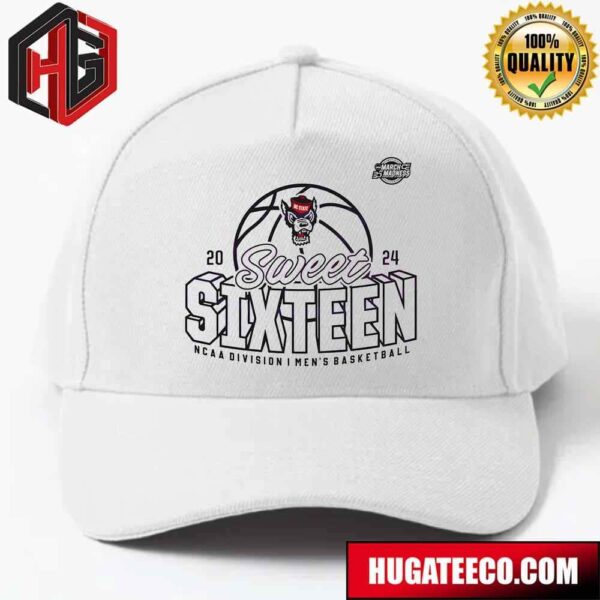 NC State Wolfpack Wolfpack Sweet Sixteen Mens Basketball NCAA March Madness Hat-Cap