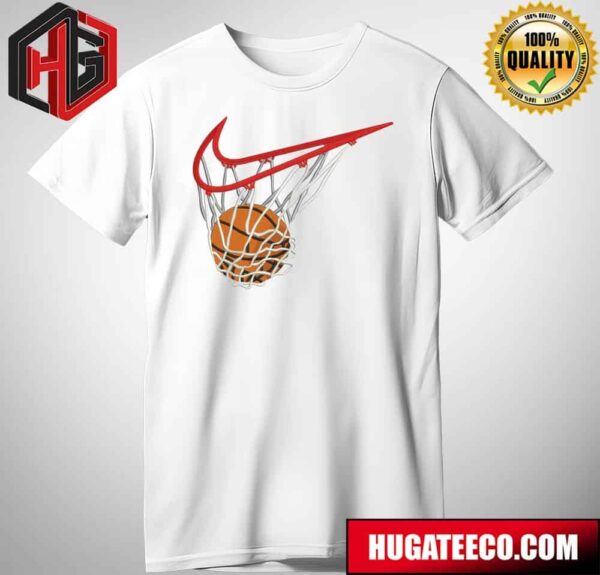 Net Basketball Nike Logo X Nike Swoosh Logo Merchandise T-Shirt