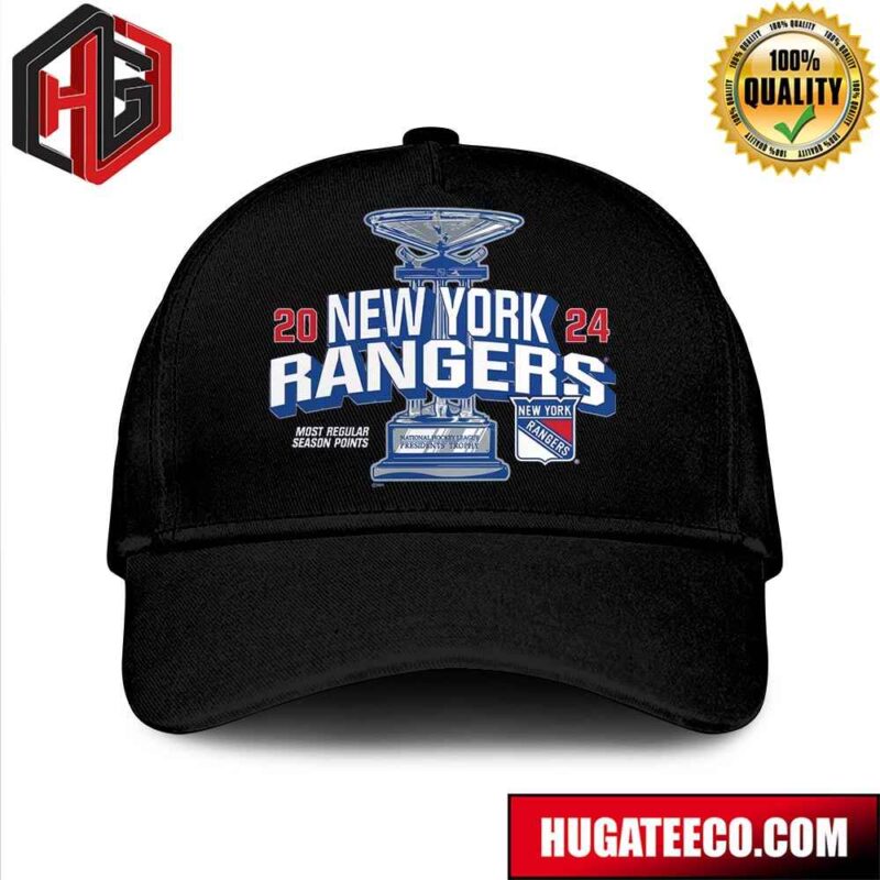 New York Rangers Fanatics Branded 2024 Presidents Trophy Hat-Cap