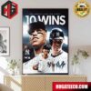Los Angeles Dodgers Are The First National League To Reach 10 Wins Poster Canvas