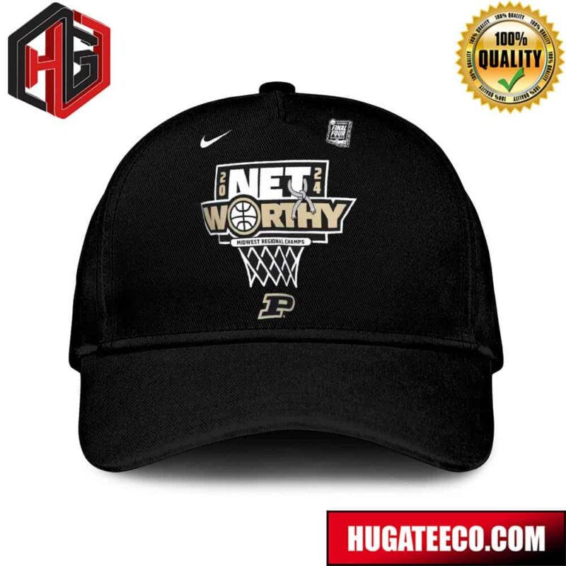 Nike x Purdue Boilermakers 2024 NCAA Basketball Tournament March Madness Final Four Hat-Cap