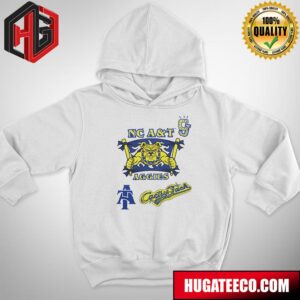 North Carolina A And T Aggies  Cactus Jack Goes Back To College Travis Scott X Fanatics X Mitchell And Ness With NCAA March Madness 2024 Merchandise Hoodie T-Shirt