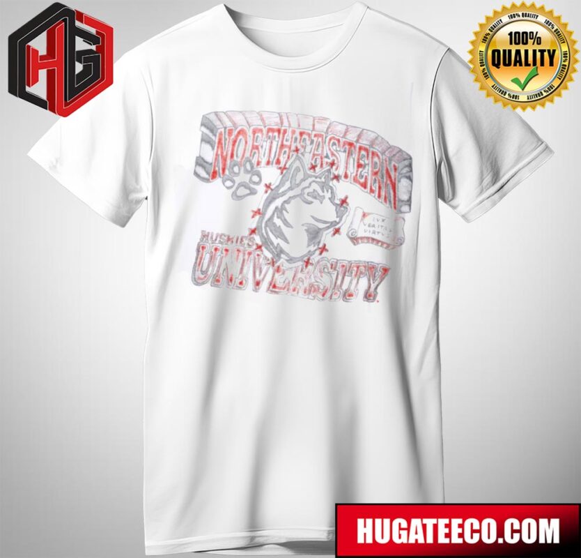 Northeastern Huskies CJ Cactus Jack Goes Back To College Travis Scott x Fanatics x Mitchell And Ness With NCAA March Madness 2024 T-Shirt