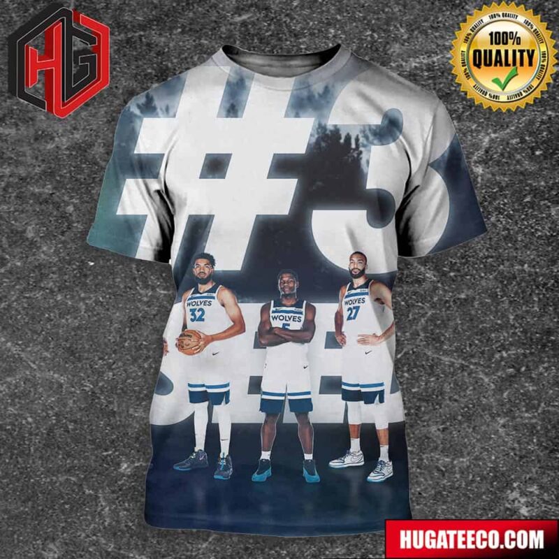 Number 3 Seed Full Steam Minnesota Timberwolves All Over Print Shirt