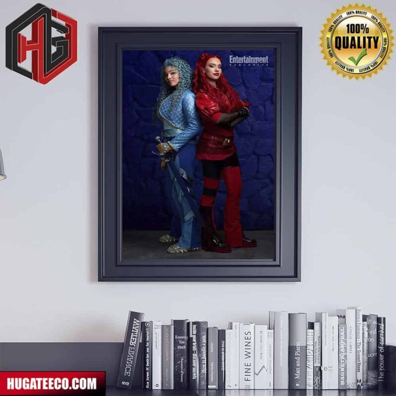 Official Poster For Descendants The Rise Of Red Disney Poster Canvas