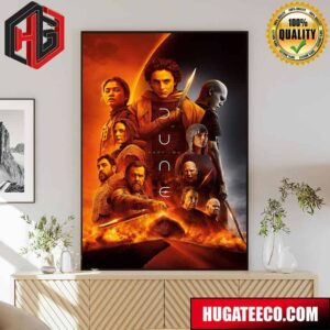 Official Poster For Dune Part Two 2024 Home Decor Poster Canvas