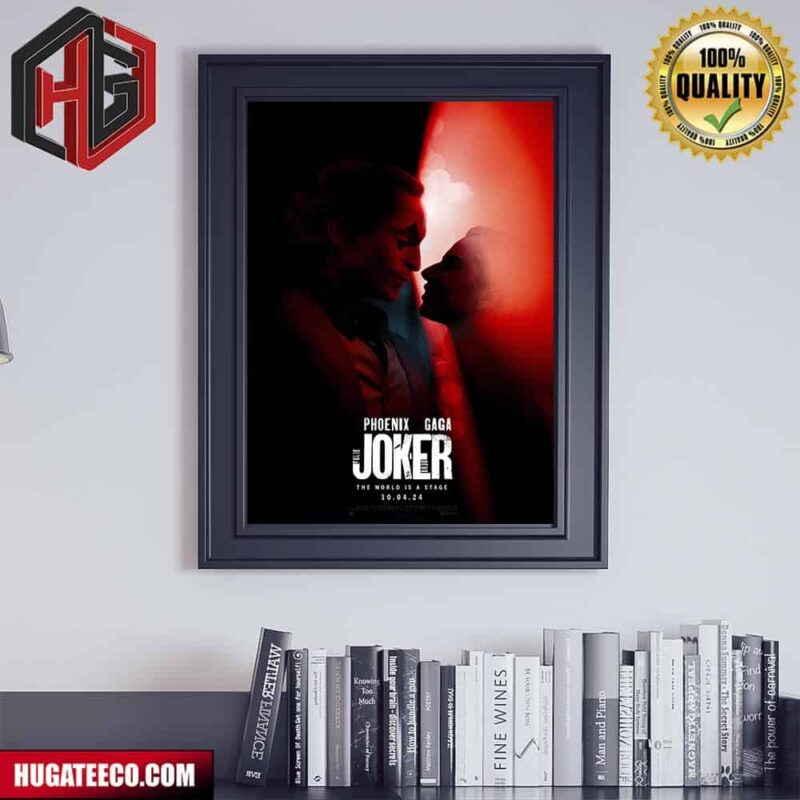 Official Poster For Phonix Gaga Joker The World Is A Stage April 10th 2024 Poster Canvas