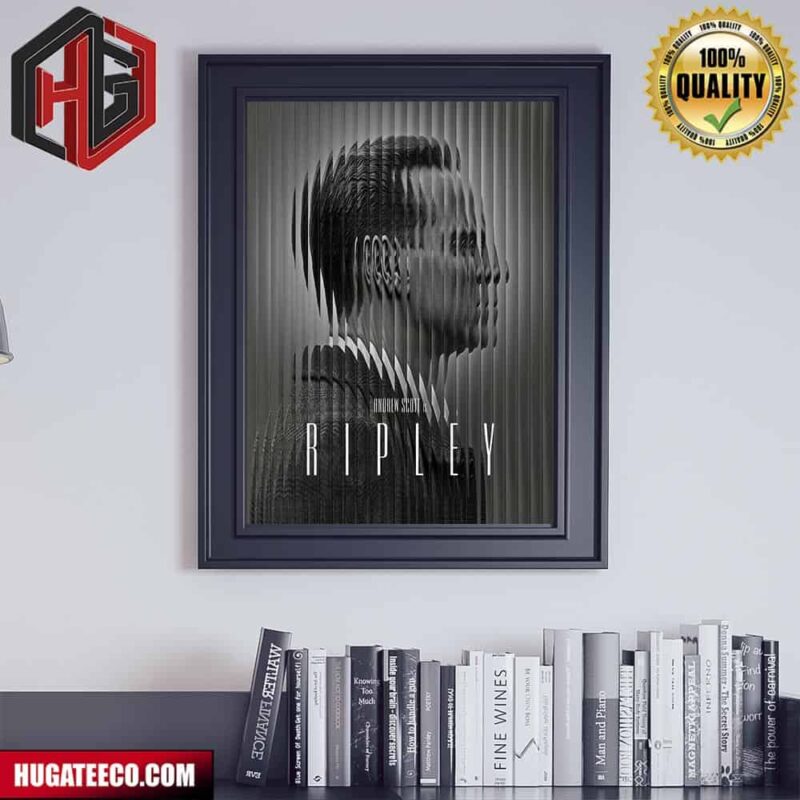 Official Poster For Ripley Starring Andrew Scott Only On Net Flix April 4 Poster Canvas