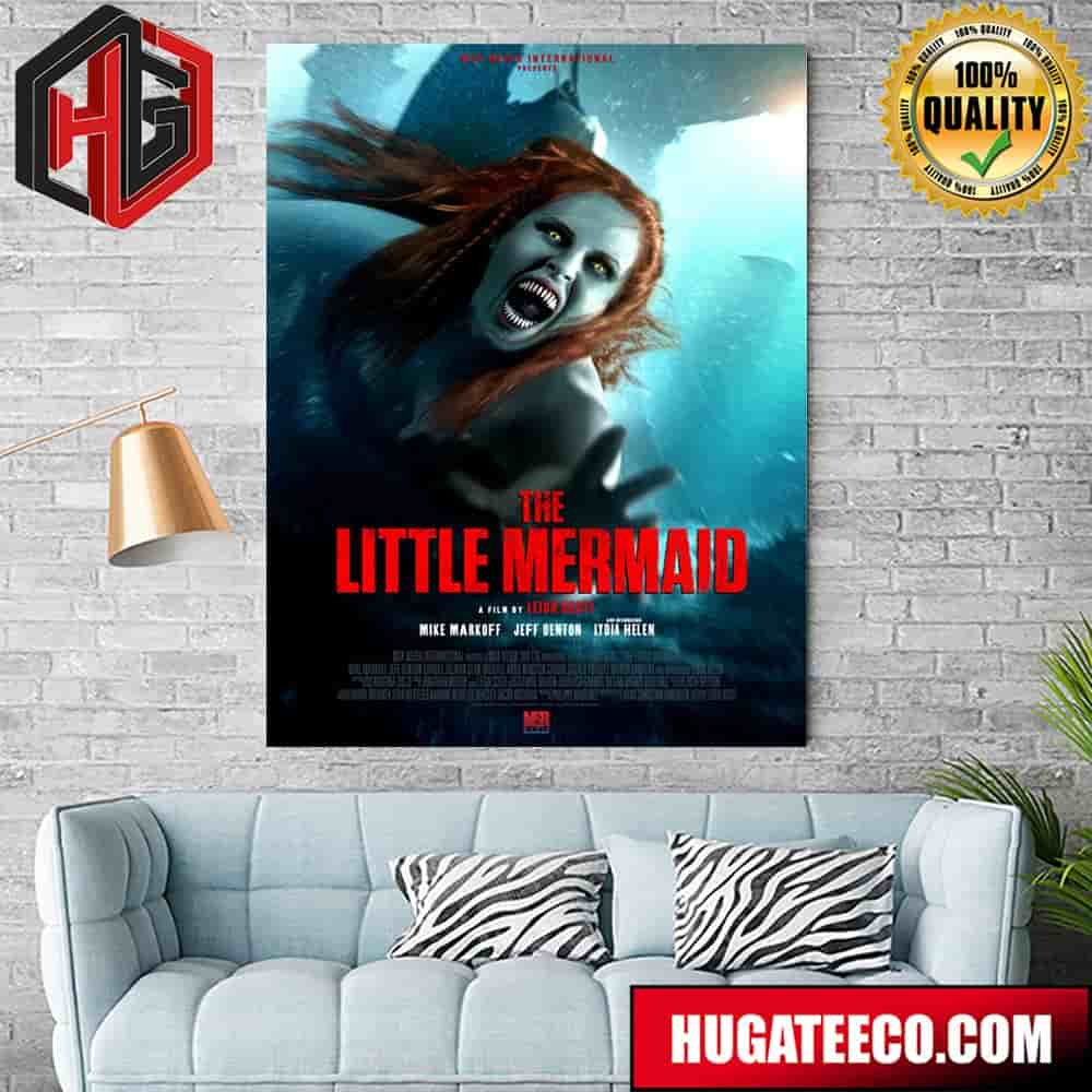 Official Poster For The Little Mermaid Horror Film Poster Canvas ...