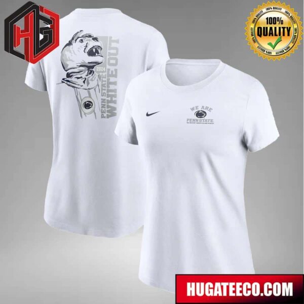 Penn State Nittany Lions White Out Nike Women’s 2024 Two Sides T-Shirt