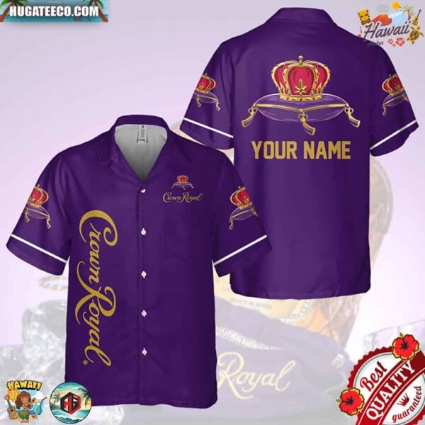 Personalized Crown Royal Hawaiian Shirt
