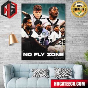 Philadelphia Eagles On A Scale Of 1-10 No Fly Zone Eagles Nation NFL Clutch Points Poster Canvas