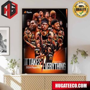 Phoenix Suns It Takes Everything 2024 Playoffs Poster Canvas