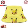 Pikachu Face Pokemon Funny Summer Headwear Bucket Hat-Cap For Family