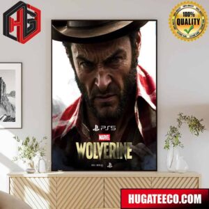 Ps5 New Marvel Studios Wolverine Solo Game Limited Poster Poster Canvas