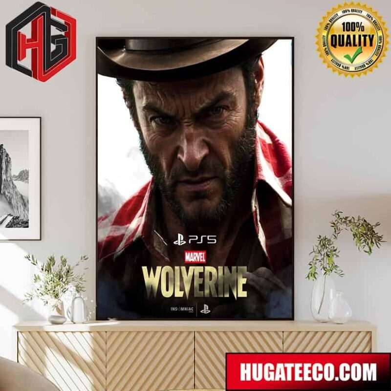 Ps5 New Marvel Studios Wolverine Solo Game Limited Poster Poster Canvas