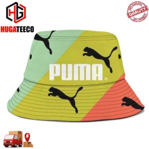 Puma Logo Pattern Fashion And Style Summer Headwear Bucket Hat-Cap For Family