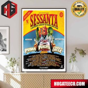 Puscifer Entertainment Presents Sessanta A 60th Birthday Celebration For Maynard James Keenan With Primus And A Perfect Circle On April 2024 In Boston Ma Poster Canvas