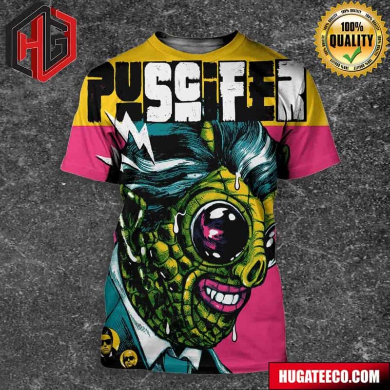 Puscifer Limited Edition Of 200 Poster For Alpharetta Ga Is Designed By Ivan Minsloff April 9th 2024 All Over Print Shirt