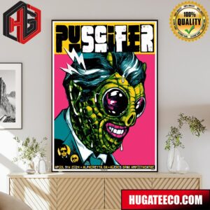 Puscifer Limited Edition Of 200 Poster For Alpharetta Ga Is Designed By Ivan Minsloff April 9th 2024 Poster Canvas