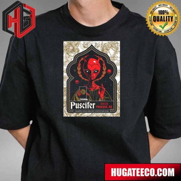 Puscifer Talking Stick Resort Amphitheatre At Phoenix Az On April 17th 2024 T-Shirt