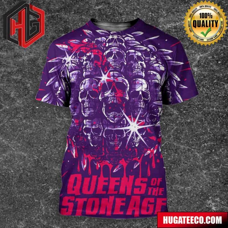 Queen Of The Stone Age Show On April 03 2024 At Sastel Centre Saskatoon Sk Hoodie T-Shirt All Over Print Shirt