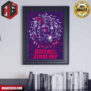 Queen Of The Stone Age Show On April 03 2024 At Sastel Centre Saskatoon Sk Poster Canvas
