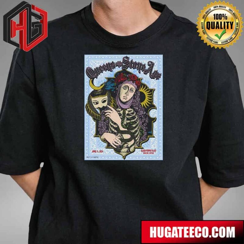 Queen Of The Stone Age Show Slush Puppie Place Kingston Ontario April 9 2024 T-Shirt