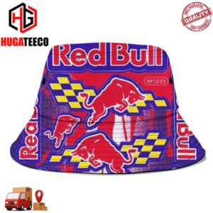 Red Bull Logo Summer Headwear Bucket Hat-Cap For Family