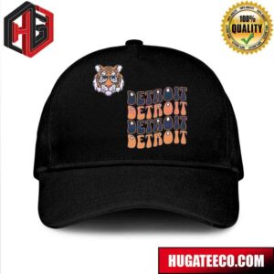 Retro Detroit Baseball Tiger Logo Mlb Team  Hat-Cap