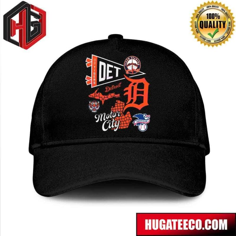 Retro Go Detroit Tigers MLB Motor City  Hat-Cap