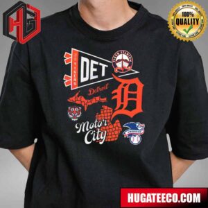 Retro Go Detroit Tigers MLB Motor City T-Shirt