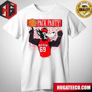 Retro NC State Wolfpack Basketball Pack Party NCAA March Madness T-Shirt