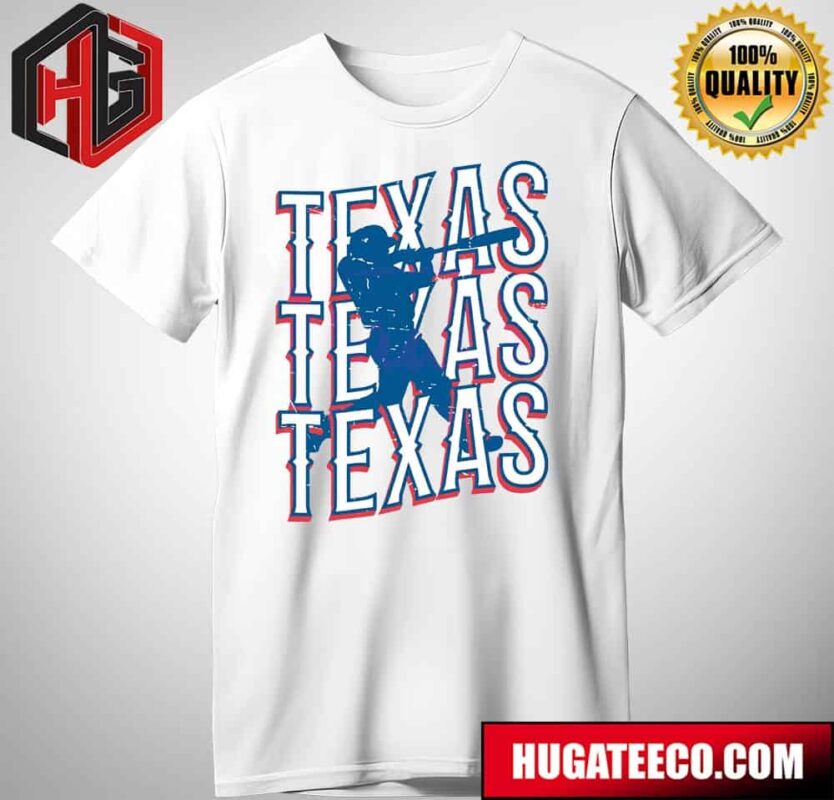 Retro Texas Baseball MLB Player T-Shirt
