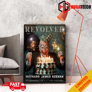 Revolver Maynard James Keenan In Conversation With Les Claypool Puscifer Spring 2024 Poster Canvas