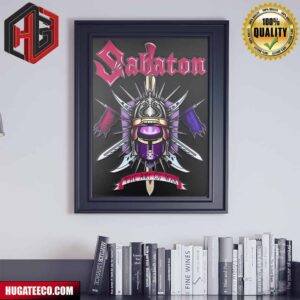 Sabaton Limited The Art Of War Metal Sign Poster Canvas