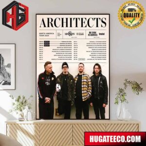 Show In Las Vegas October 9 2024 Architects North America Tour 2024 Schedule Lists Poster Canvas