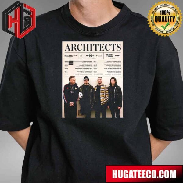 Show In Las Vegas October 9 2024 Architects North America Tour 2024 Schedule Lists T-Shirt