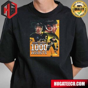 Sidney Crosby Becomes Just The 14th Player In NHL History To Reaches 1000 Assists T-Shirt