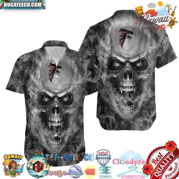 Skull Atlanta Falcons NFL Hawaiian Shirt
