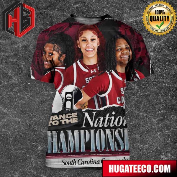 South Carolina Gamecocks Are Headed To The National Championship NCAA March Madness  3D T-Shirt