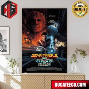 Star Trek II The Wrath Of Khan Designed By Matt Ferguson Poster Canvas