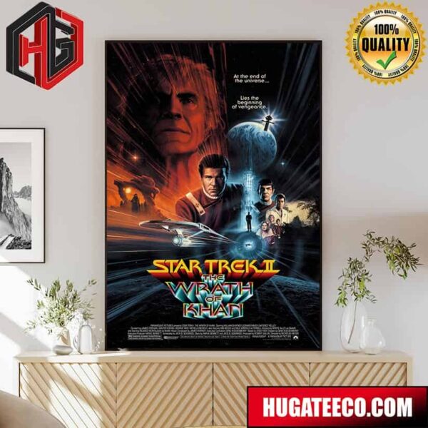 Star Trek II The Wrath Of Khan Designed By Matt Ferguson Poster Canvas