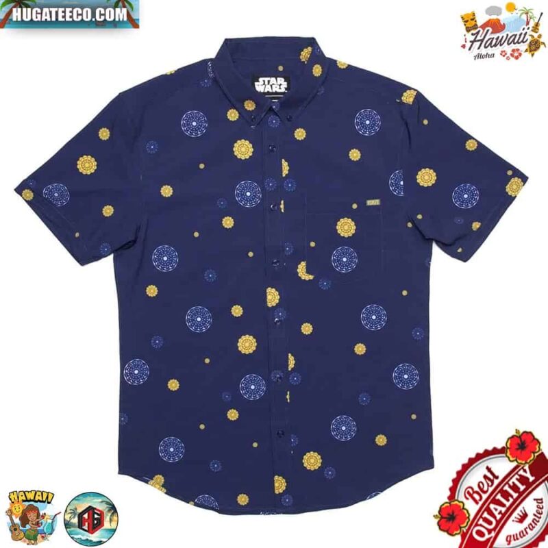Star Wars The Droids You’re Looking Fleur RSVLTS Collection Summer Hawaiian Shirt
