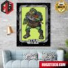 Star Wars Rancor By Mike Sutfin Poster Canvas