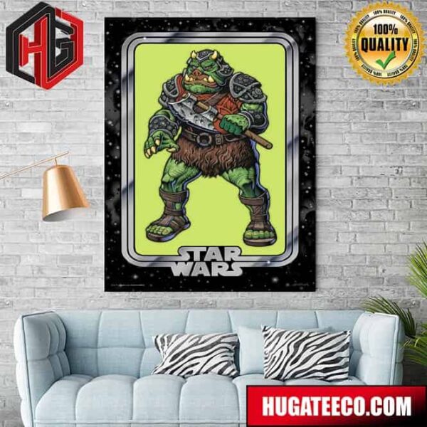 Star Wars The Gamorrean Guard By Mike Sutfin Poster Canvas