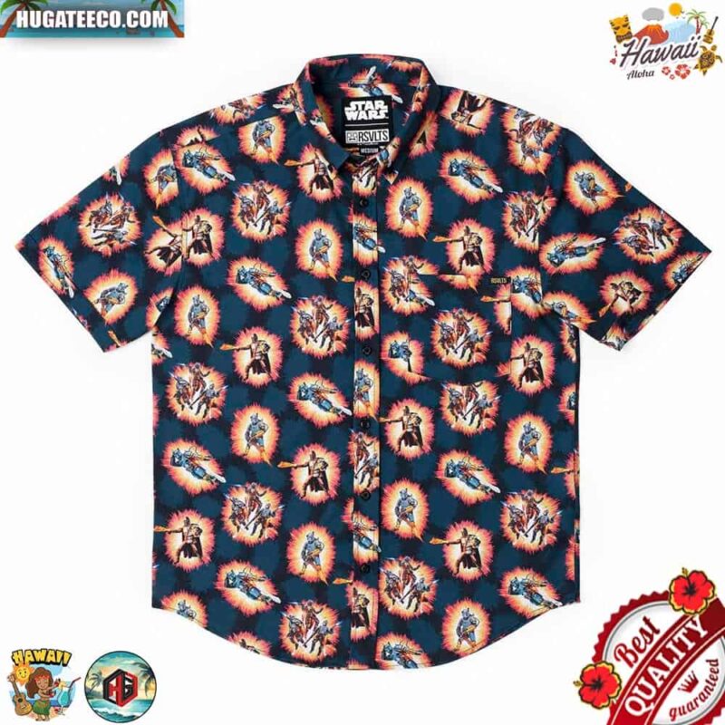 Star Wars The Mandalorian A Real Mandalorian Hero RSVLTS Collection Summer Hawaiian Shirt