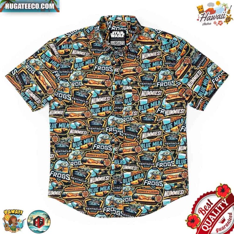 Star Wars The Mandalorian Mandolicious RSVLTS Collection Summer Hawaiian Shirt