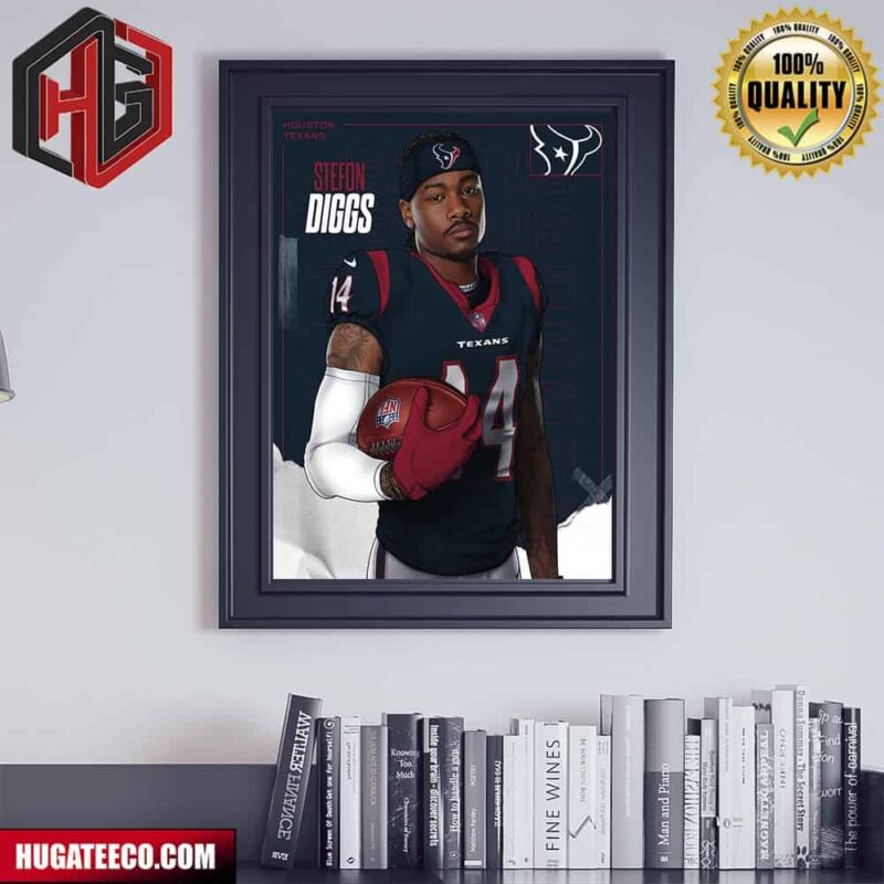 Stefon Diggs Buffalo Bills Send Star Wide Receiver To Houston Texans NFL Poster Canvas